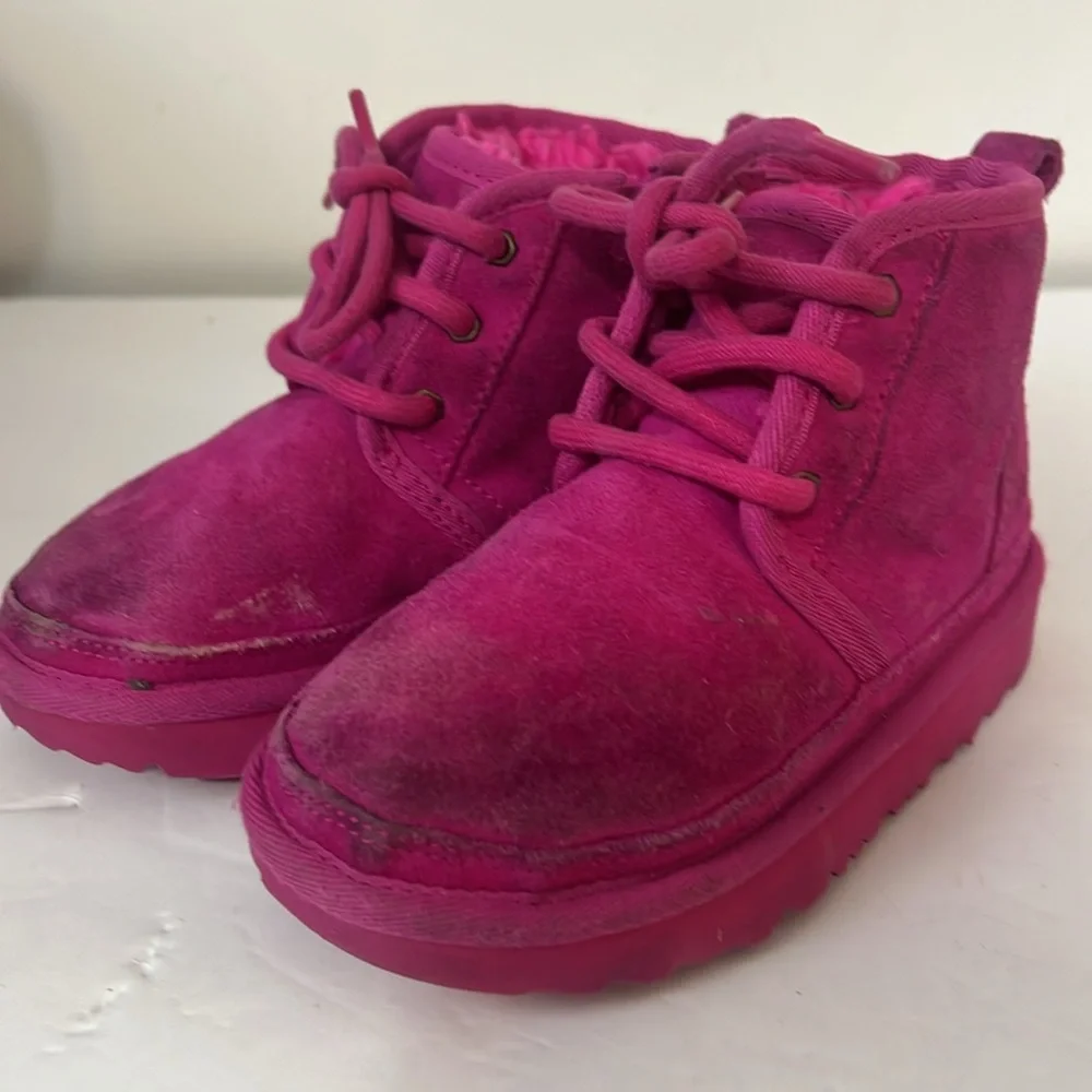 UGG Kids Fuchsia Boots sz 9